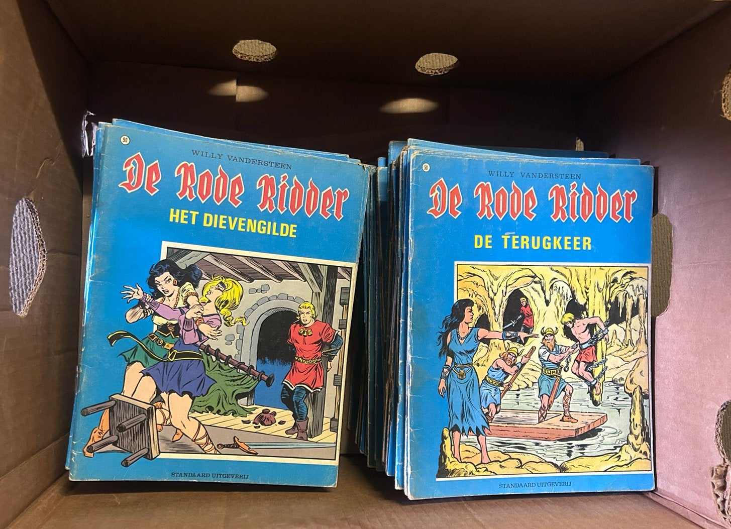 De Rode Ridder – Nummers 1 t.e.m. 90, Ophalen of Verzenden, Gelezen