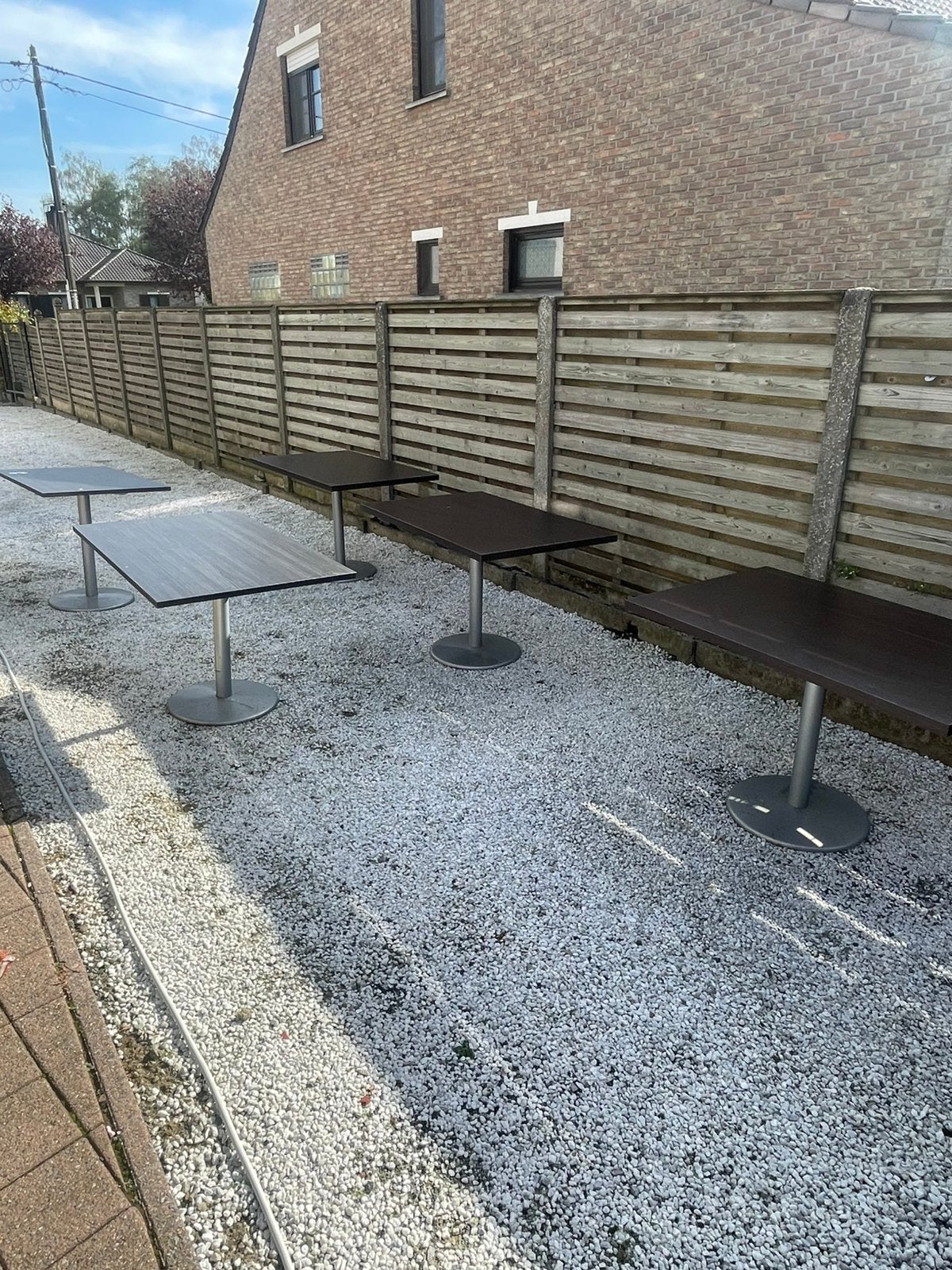 5 eettafels | terrastafels, Zakelijke goederen, Ophalen