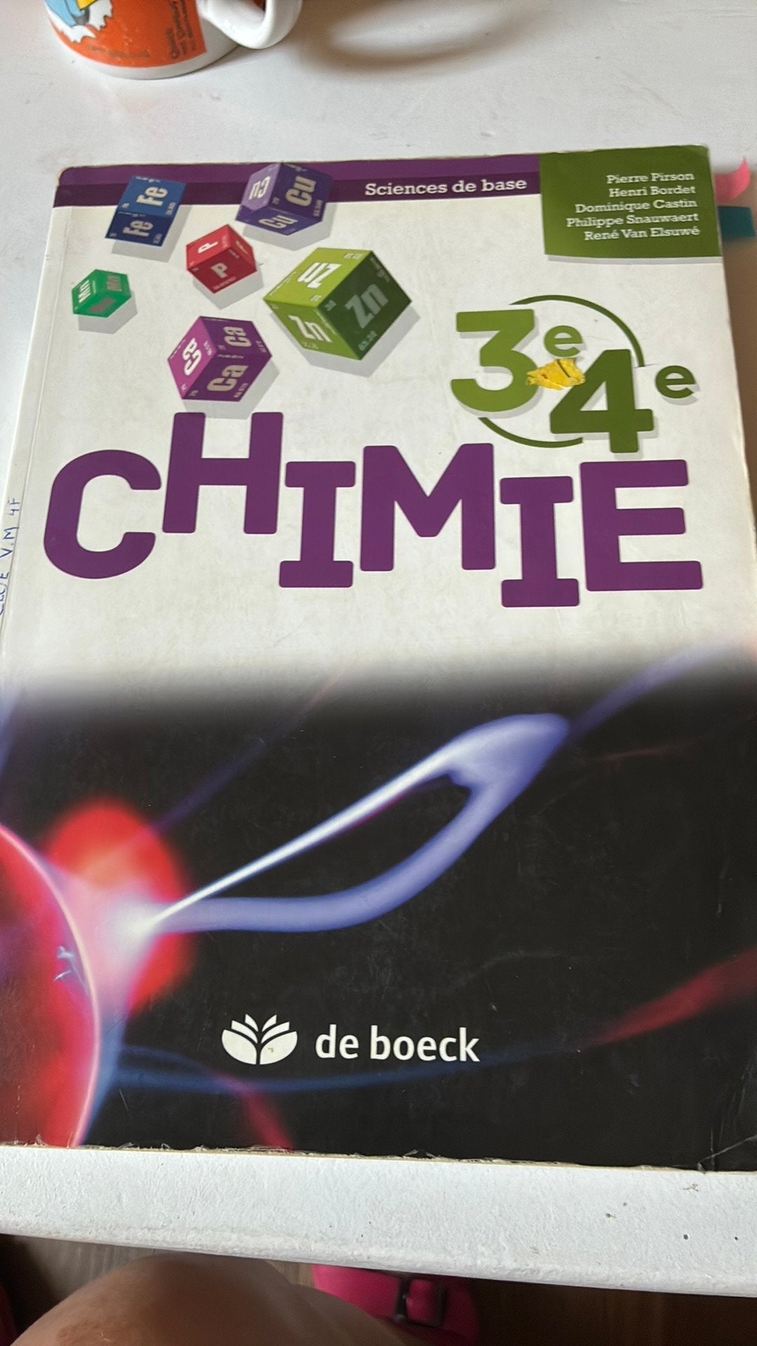 Chimie 3-4, Enlèvement, Utilisé, Secondaire, Chimie