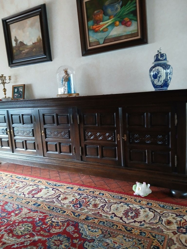 volledige eetkamer, Enlèvement, Utilisé, 4 à 6 chaises