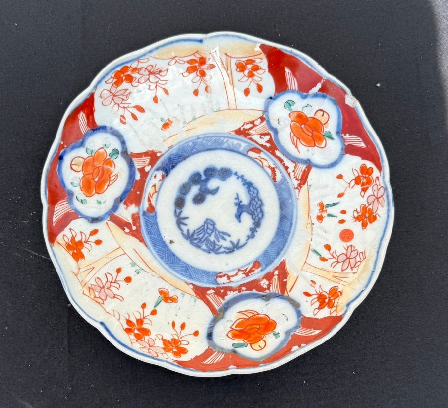 Assiette ancienne en porcelaine japonaise Imari — vers 1900, Enlèvement ou Envoi