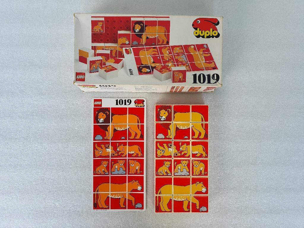 Lego Duplo 1019: Mosaic Set Leeuw, Kinderen en Baby's, Speelgoed | Duplo en Lego, Gebruikt, Duplo, Complete set, Compleet, Ophalen of Verzenden