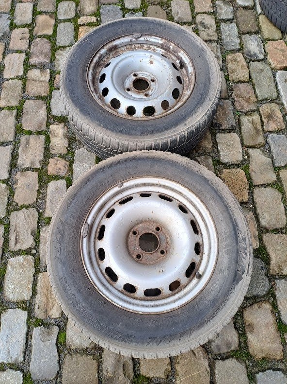 4 JANTES 15" PEUGEOT PARTNER / CITROEN BERLINGO, 15 pouces, Véhicule de tourisme, Pneus été, 205 mm