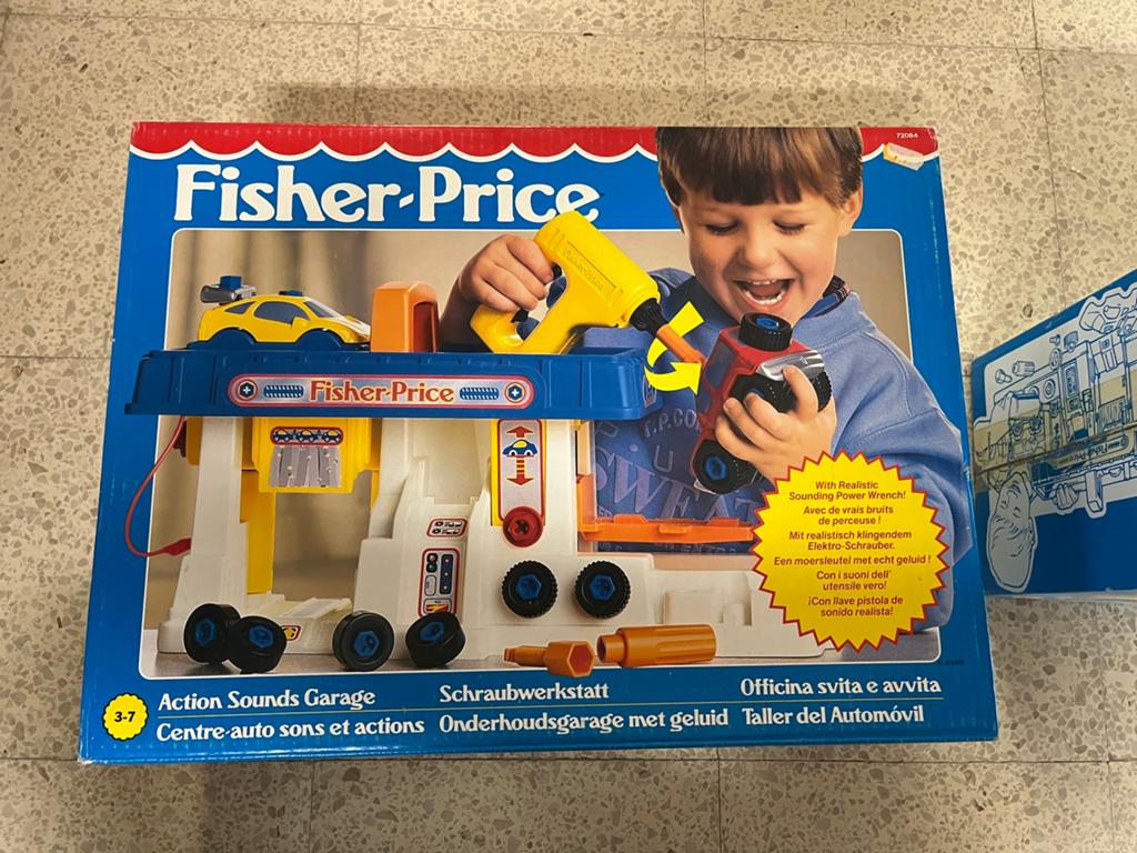 Fisher-Price onderhoudsgarage met geluid, Verzamelen, Speelgoed, Ophalen of Verzenden