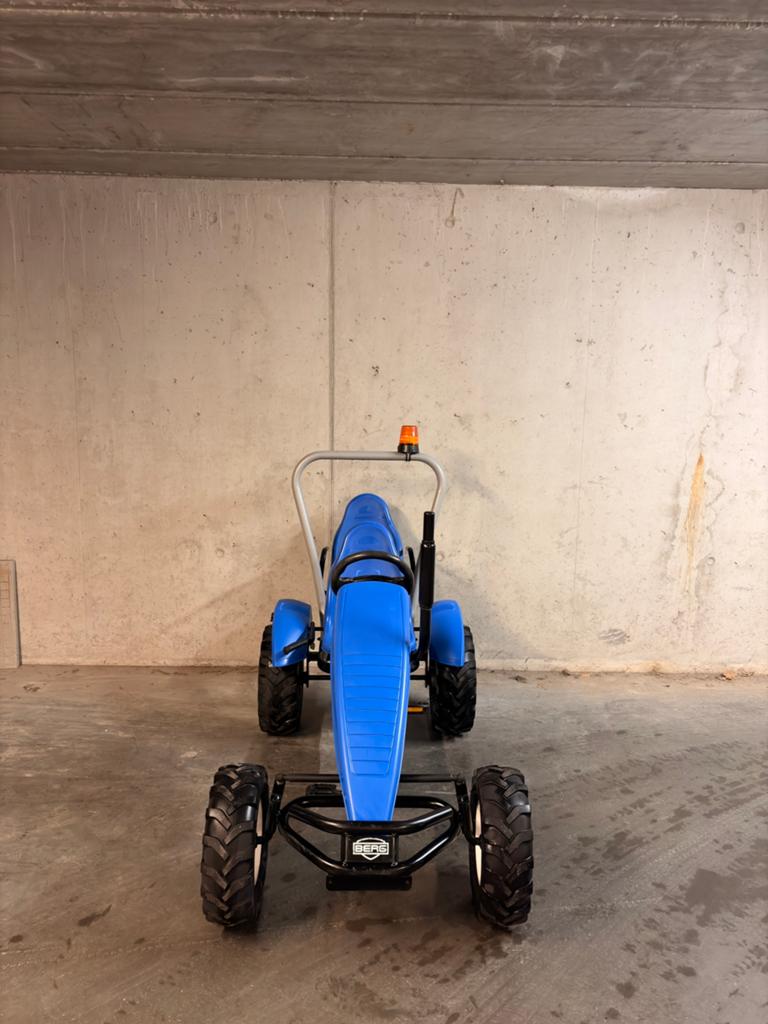 BERG SKELTER/GOKART NEW HOLLAND DUOZIT, Kinderen en Baby's, Speelgoed | Buiten | Skelters, Ophalen, Zo goed als nieuw, Berg, Duozit