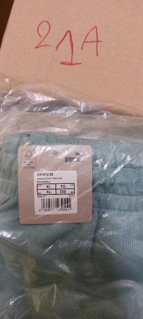 Lot 12 x Puma Trainingsbroek Mineral Blue XL, Puma, Blauw, Ophalen of Verzenden, Algemeen