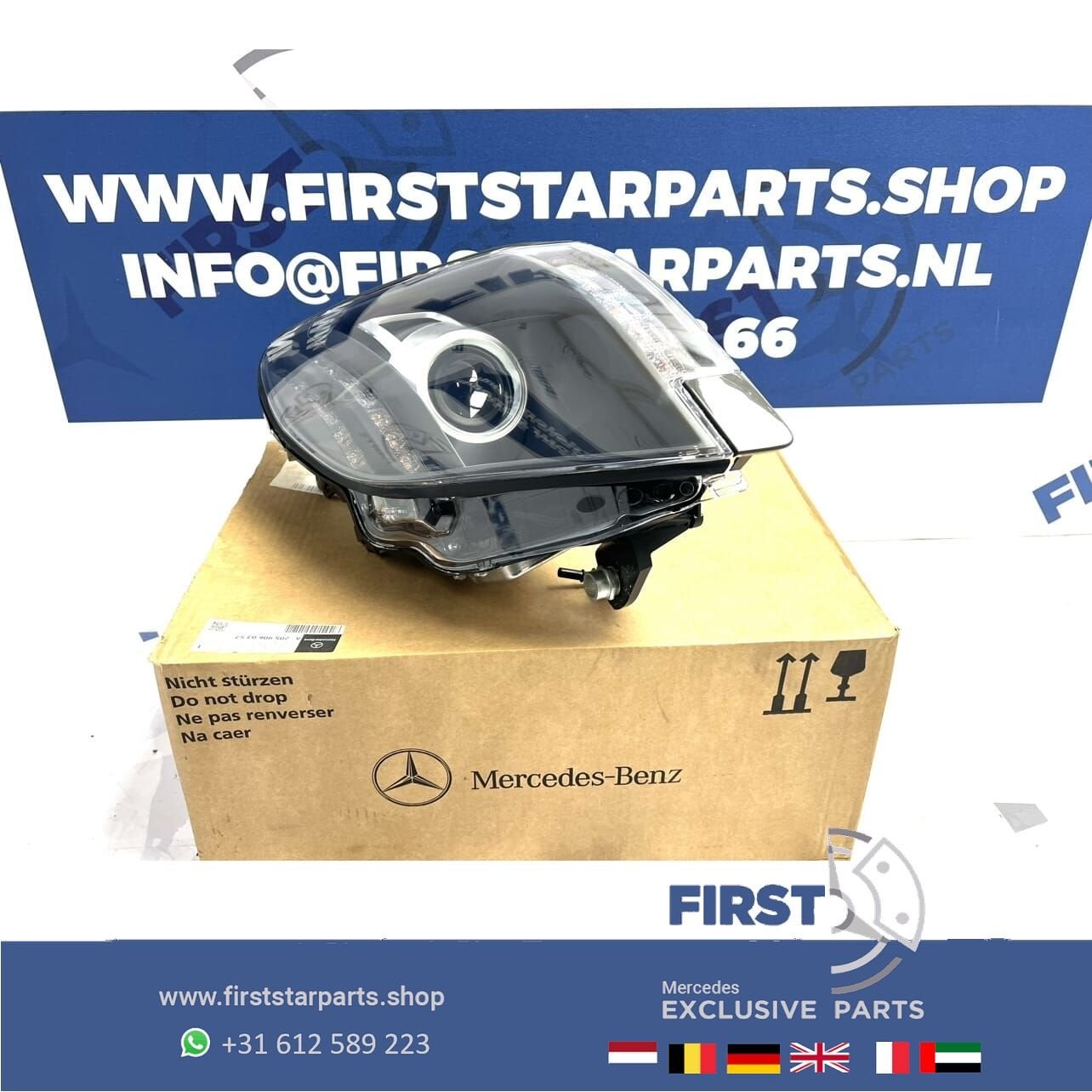 C197 R197 SLS LED KOPLAMP LINKS Mercedes 2010- SLS 63 AMG OR, Utilisé, -, -, Enlèvement ou Envoi