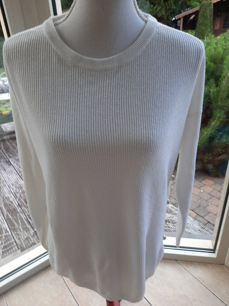 Mooie trui AMÉLINE Mayerline - 42, Taille 42/44 (L), Mayerline, Comme neuf, Blanc