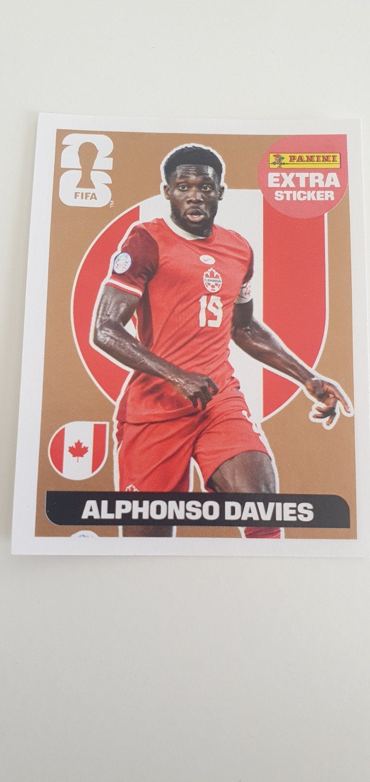Wereldbeker Panini 2026 ESTRA ALPHONSO DAVIES, Ophalen of Verzenden