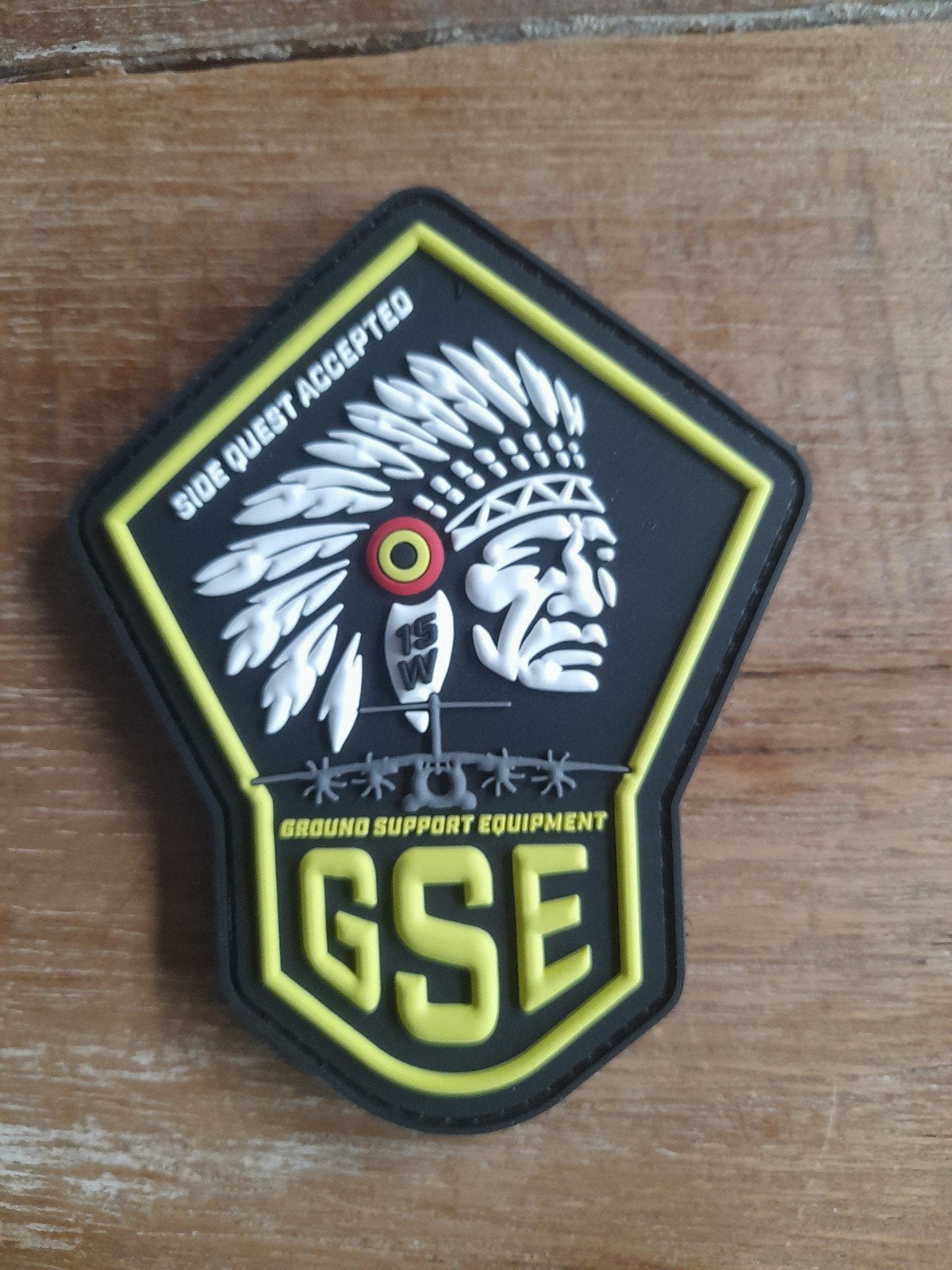 Équipement d'assistance au sol Patch GSE A400M 15Wing, Collections, Aviation, Enlèvement ou Envoi, Neuf, Écusson, Insigne ou Logo
