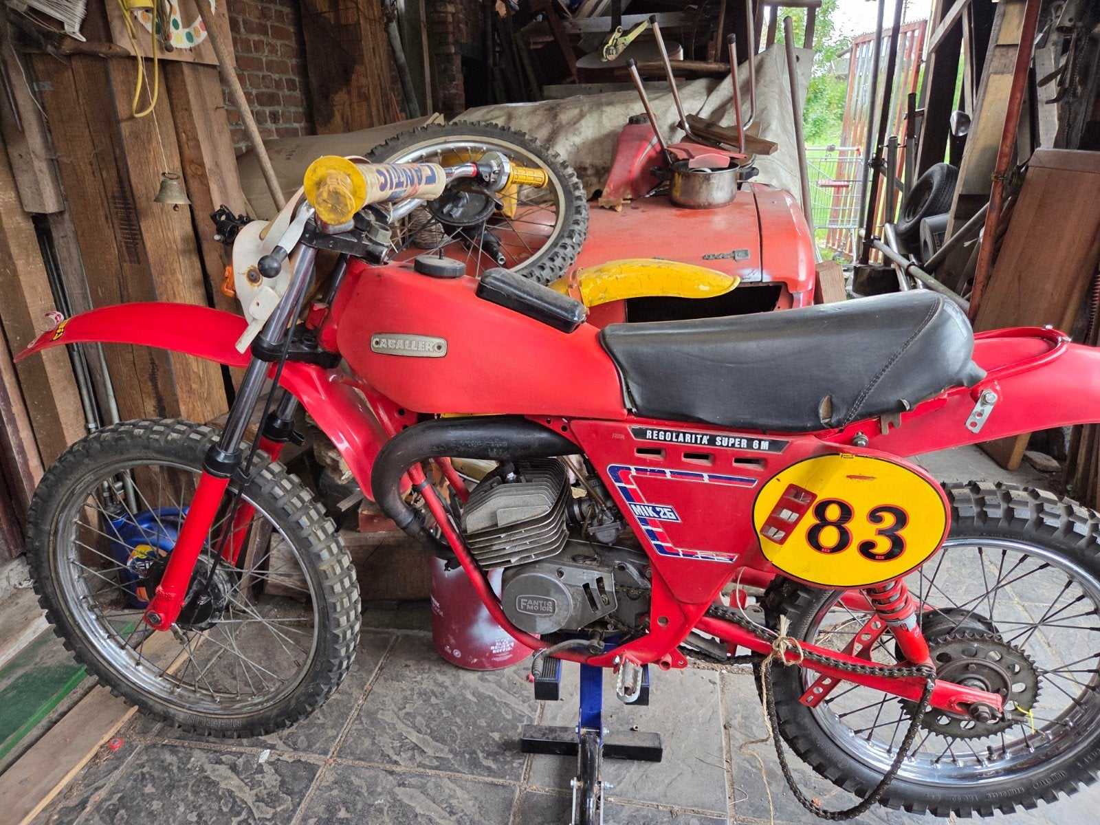 fantic caballero, Enlèvement, Utilisé