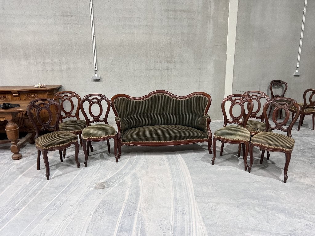 Salon vintage - style Louis Philippe Napoléon III M12, Enlèvement