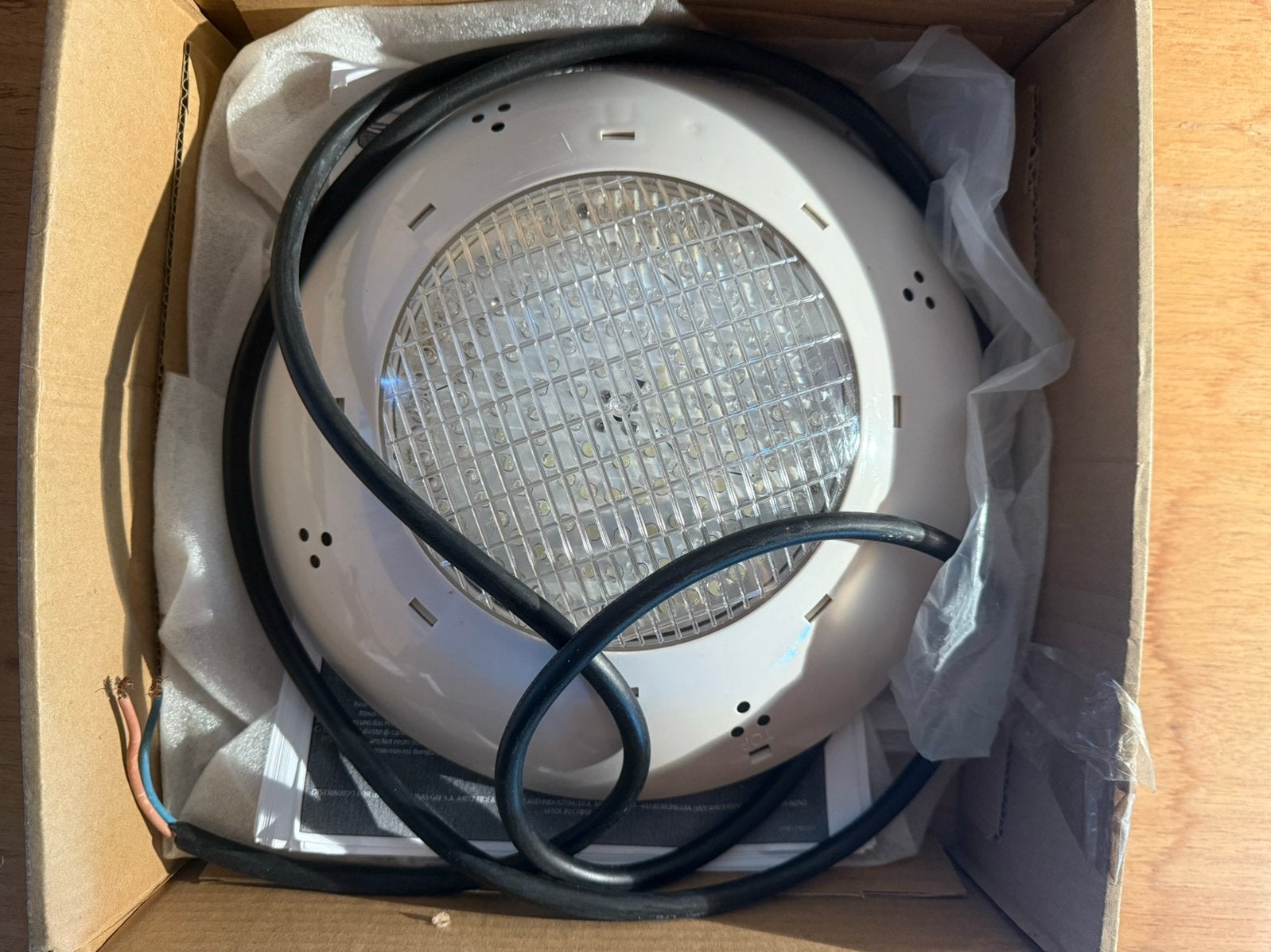 Projecteur LED Blanc Piscine Béton GRE NEUF (PLBH144), Jardin & Terrasse, Piscines, Neuf, Enlèvement ou Envoi