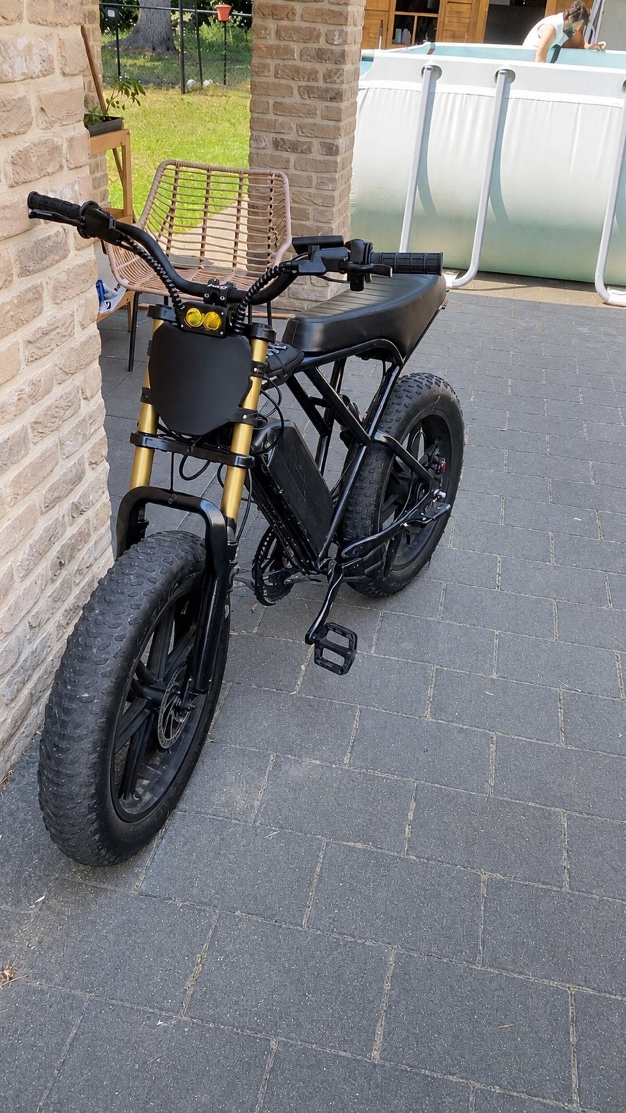 Fatbike h9 custom, Vélos & Vélomoteurs, Cyclomoteurs | Cyclomoteurs de cross, Enlèvement, Comme neuf