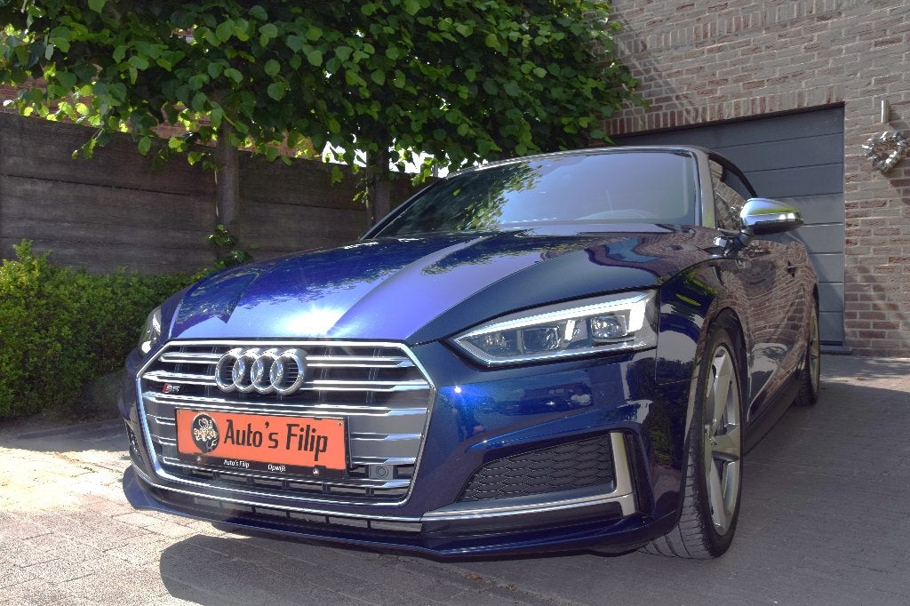 PRACHTIGE AUDI S5 ALS NIEUW SLECHTS 23.000KM!!!, Auto's, Audi, Automaat, 2995 cc, Cabriolet, Blauw