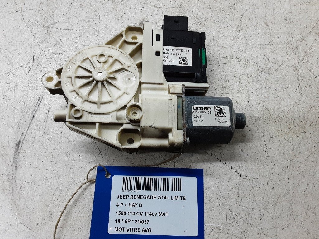 MOTEUR LEVE VITRE ELECTRIQUE AVANT GAUCHE Renegade (BU), Utilisé, Avant, Jeep