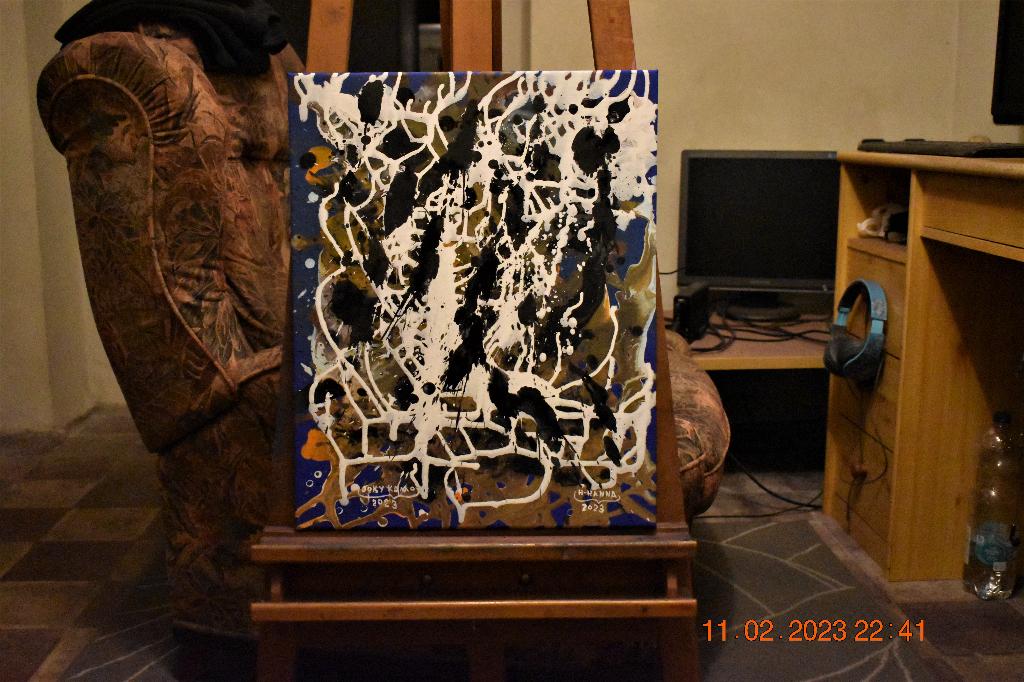 Peinture Abstrait Serie No ( 10 ) , par joky kamo, Enlèvement