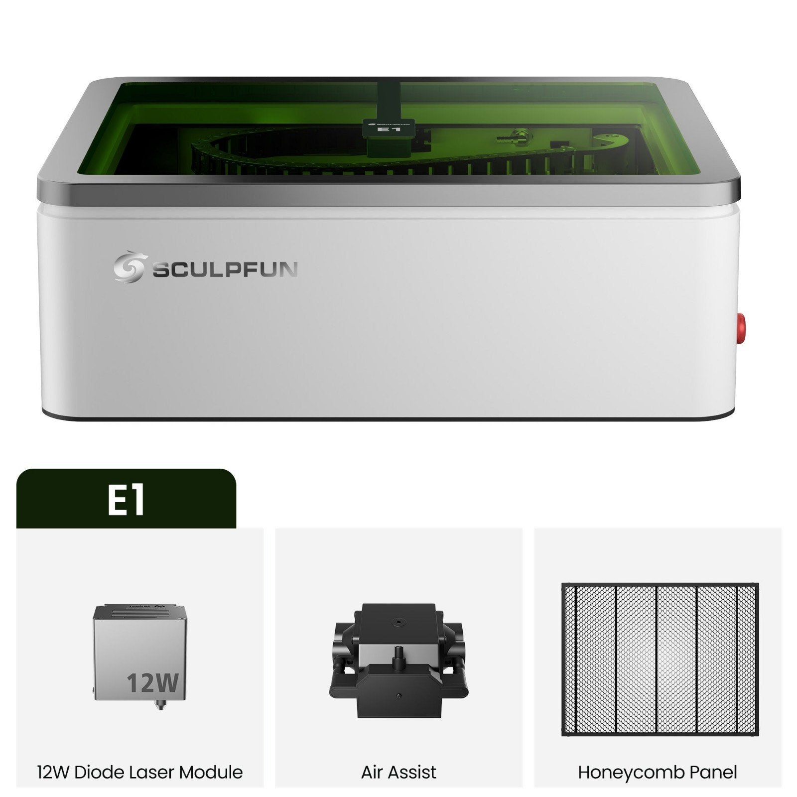 sculpfun E1 12w laser graveren en snijden, Ophalen, Nieuw