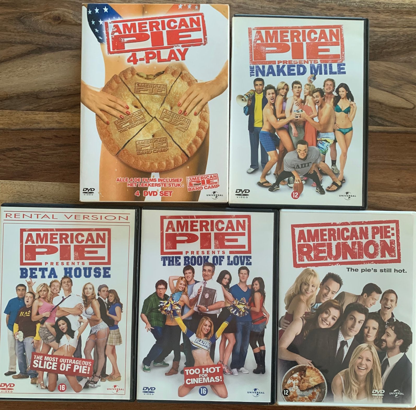 American Pie  8 dvd’s, Cd's en Dvd's, Ophalen of Verzenden, Zo goed als nieuw, Engels, Nederlands