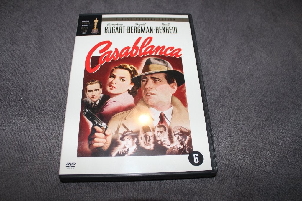DVD Casablanca (2 Disc), CD & DVD, DVD | Classiques, À partir de 6 ans, Enlèvement ou Envoi, Anglais, Drame