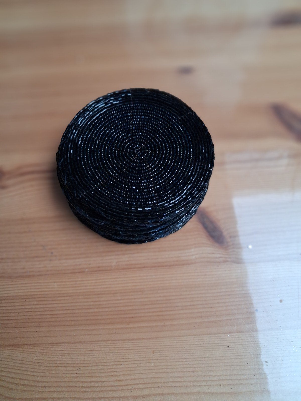 Sous-verres rond, Ophalen, Zwart