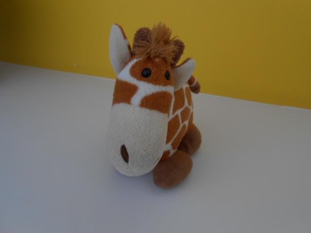 knuffel giraf 'Tiamo', Kinderen en Baby's, Speelgoed | Knuffels en Pluche, Gebruikt, Giraf, Ophalen of Verzenden, Meerkleurig