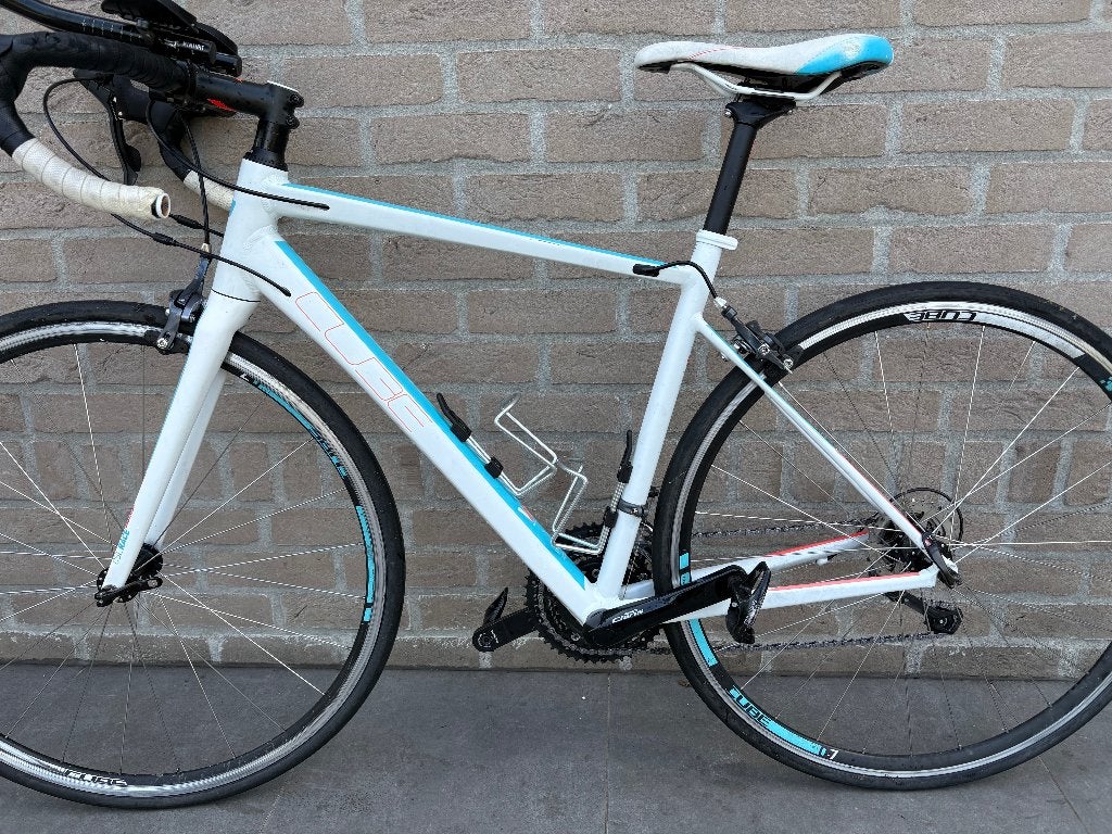 Cube Axial Dames koersfiets (maat 53), 28 inch, Gebruikt, Velgrem, 15 tot 20 versnellingen
