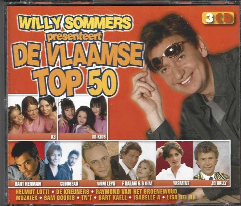 3 CD Willy Sommers Presenteert De Vlaamse Top 50, Ophalen of Verzenden, Zo goed als nieuw, Verzamelalbum, Pop