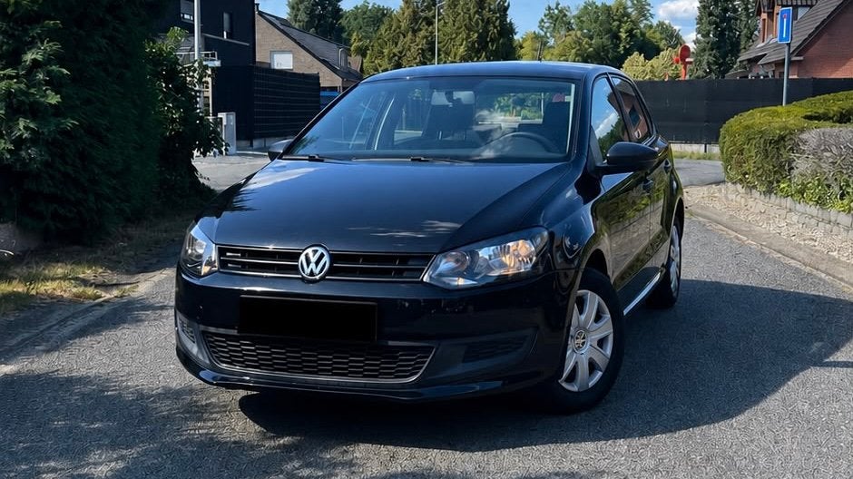 Volkswagen Polo 1.2 *Airco*, Auto's, Airbags, Zwart, Bedrijf, Handgeschakeld