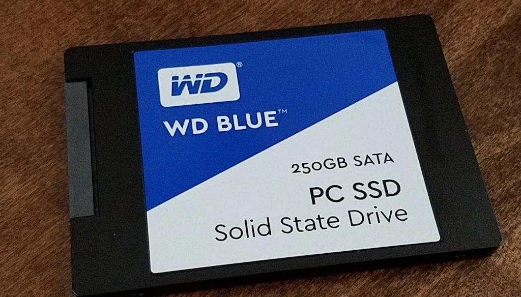 250Gb SSD Western Digital WD Bleu, Intern, Gebruikt, Ophalen of Verzenden, Laptop