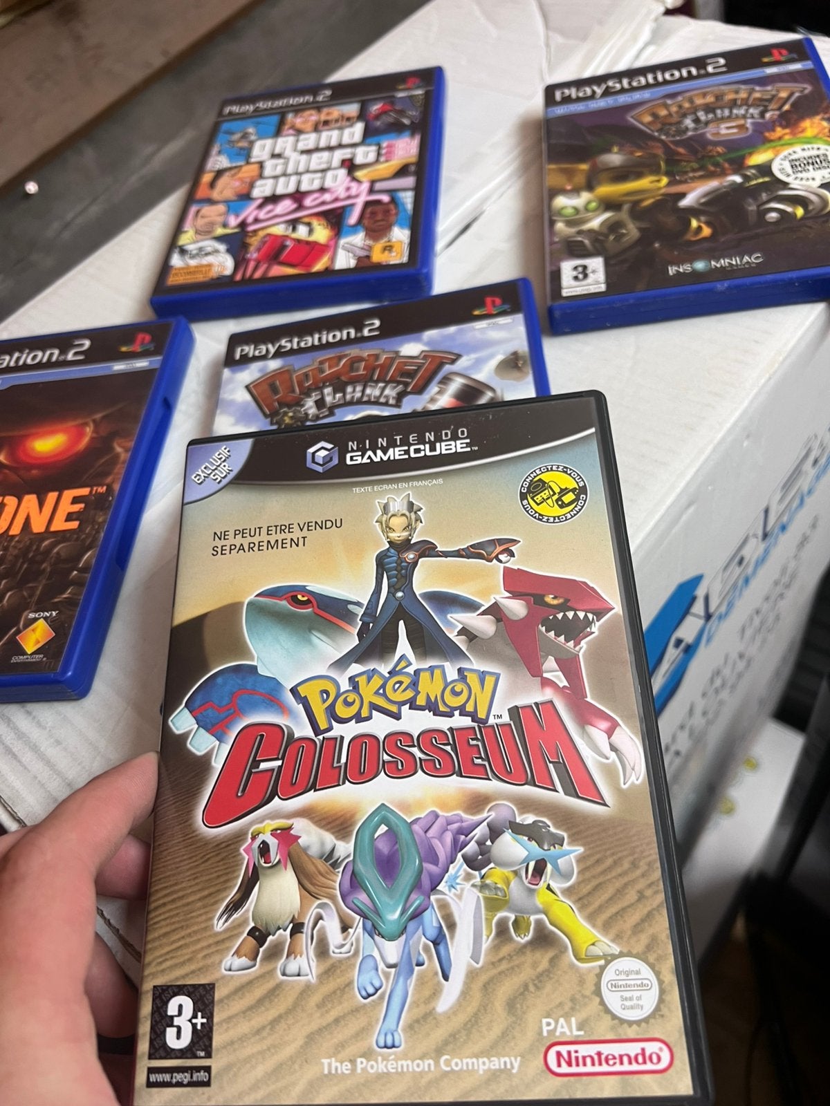 Pokemon Game cube Colosseum, Ophalen
