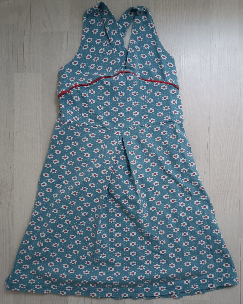 jurk BABA blauw, Kinderen en Baby's, Kinderkleding | Maat 122, Gebruikt, Meisje, Jurk of Rok, Ba*Ba