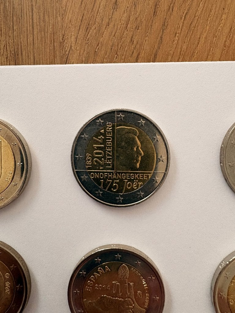 2 euro munt Luxemburg 2014, Timbres & Monnaies, Monnaies | Europe | Monnaies euro, Envoi, Luxembourg, 2 euros, Monnaie en vrac