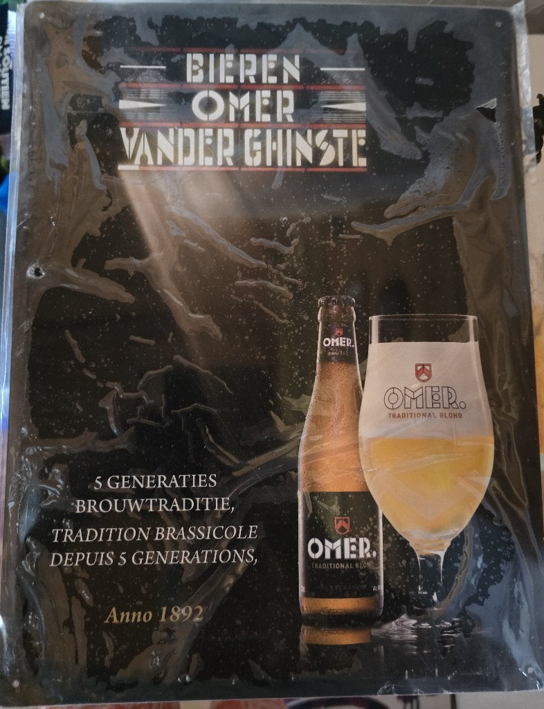 Reclamebord Omer, Ophalen of Verzenden, Nieuw, Reclamebord