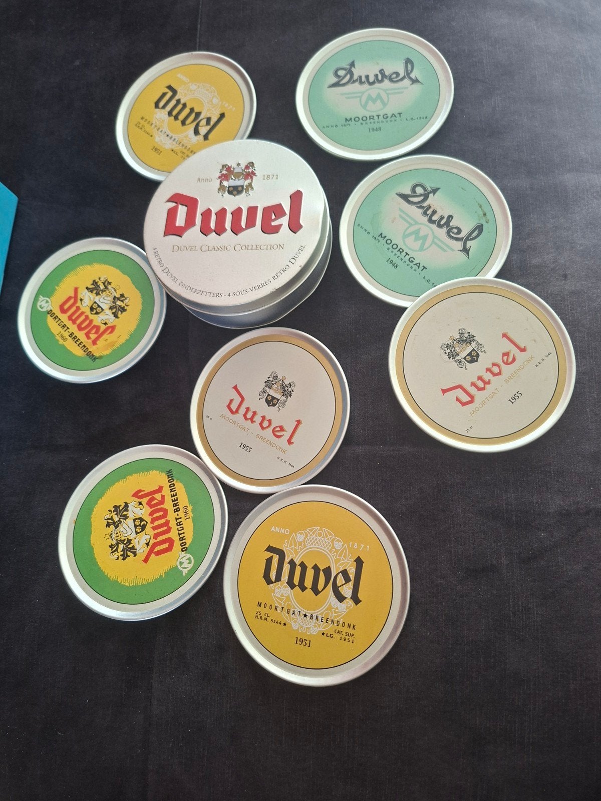 Retro bierviltjes Duvel, Verzamelen, Ophalen, Duvel
