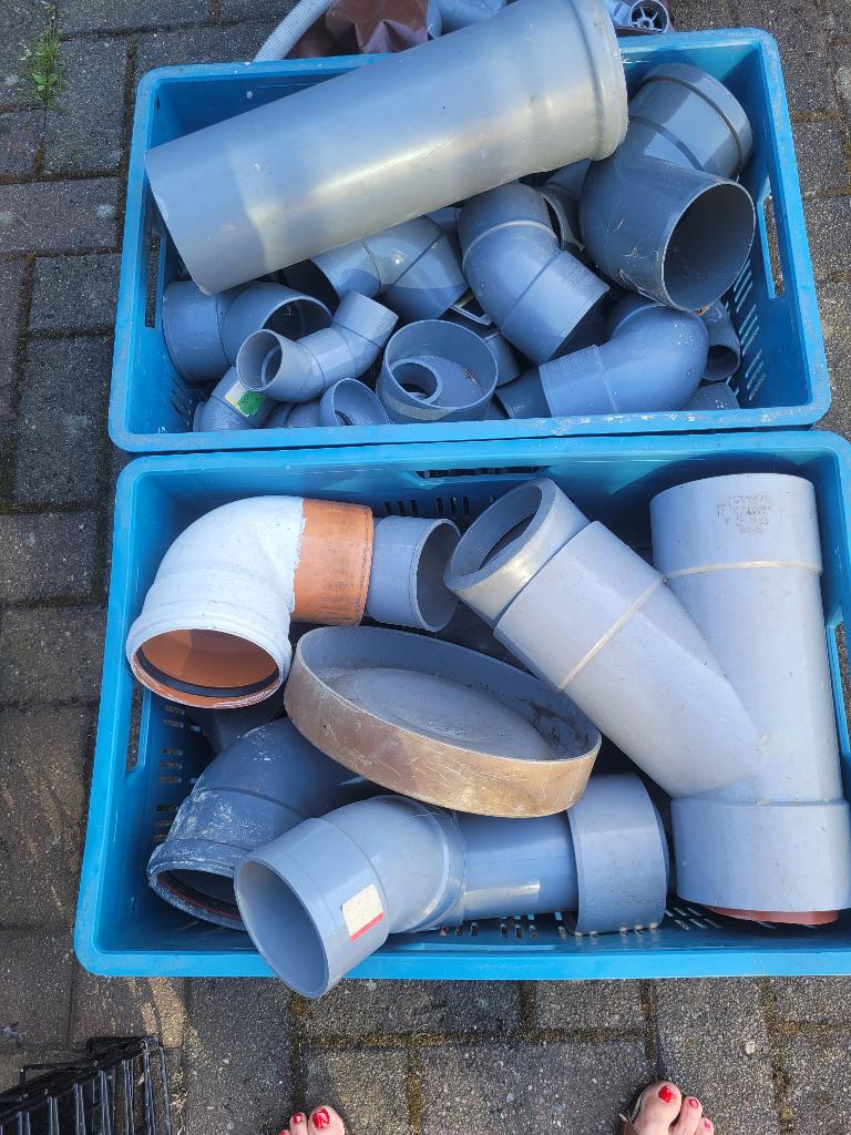 Pvc hulpstukken afvoer, Ophalen, Nieuw, PVC, Afvoer