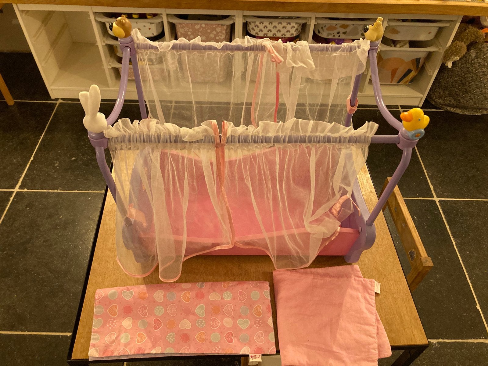 Bedje pop Baby Born, Ophalen, Gebruikt