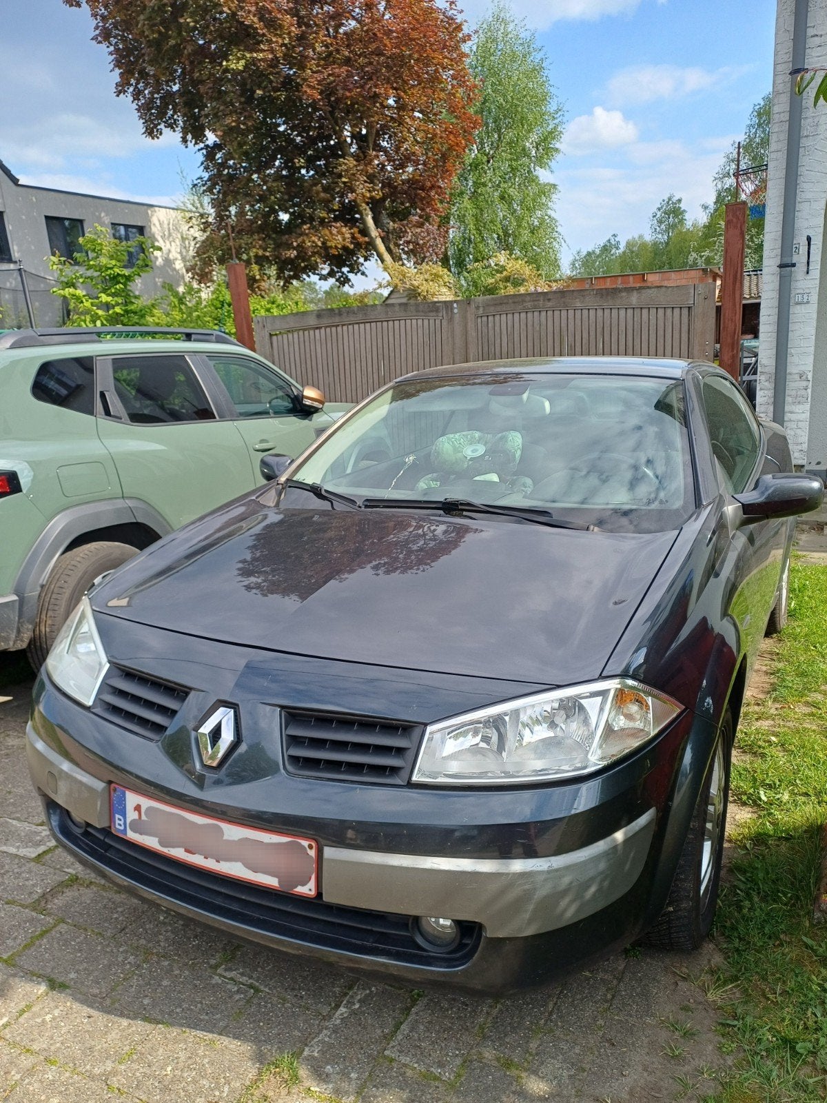 Renault Megane cabrio, Auto's, Voorwielaandrijving, Stof, Zwart, 4 cilinders