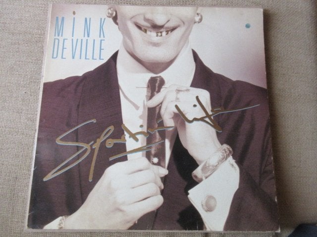 1x LP + 1x Maxi 45 originele Mink DeVille‎ — Sportin' Life, Cd's en Dvd's, Vinyl | Verzamelalbums, Gebruikt, R&B en Soul, LP, Fotohoes
