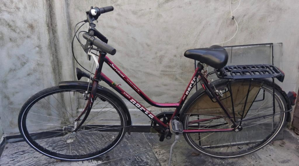 damesfiets 25, Ophalen
