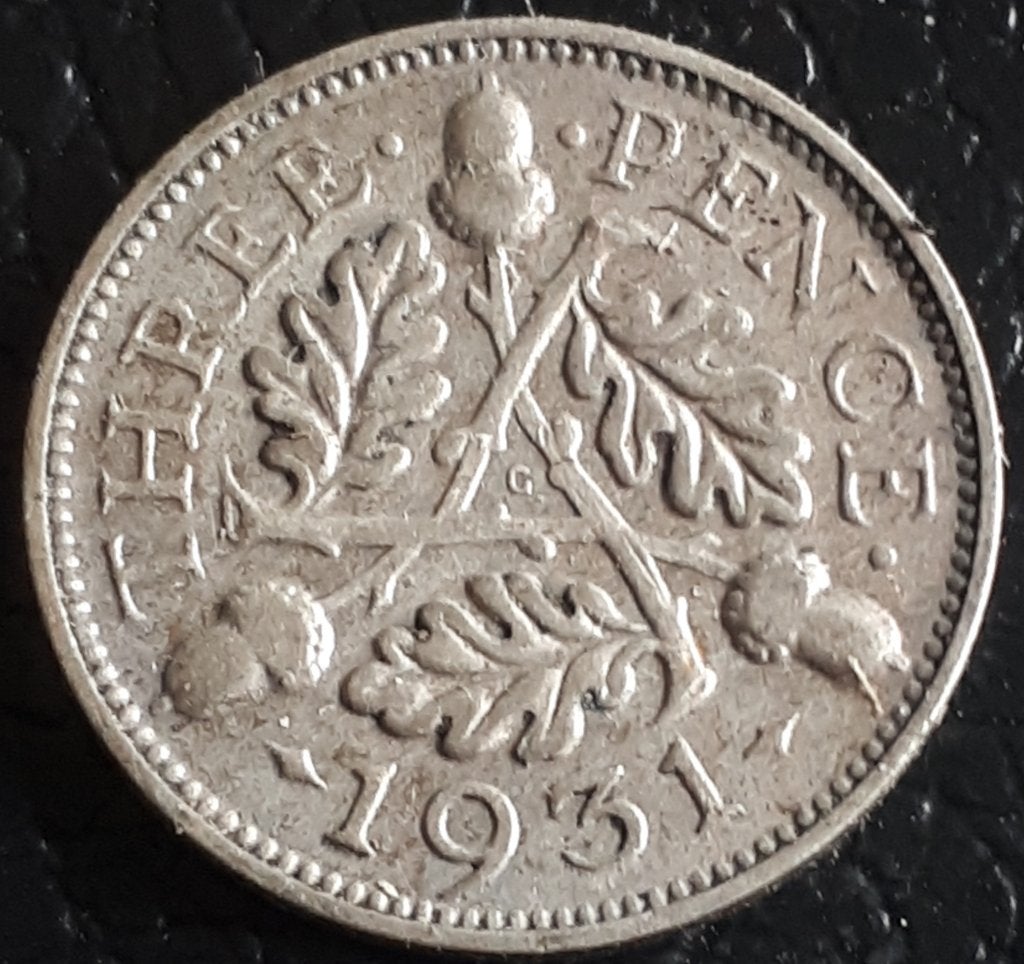 UNITED KINGDOM / 3 PENCE 1931 KM 831 ZILVER, Postzegels en Munten, Munten | Europa | Niet-Euromunten, Ophalen of Verzenden, Overige landen