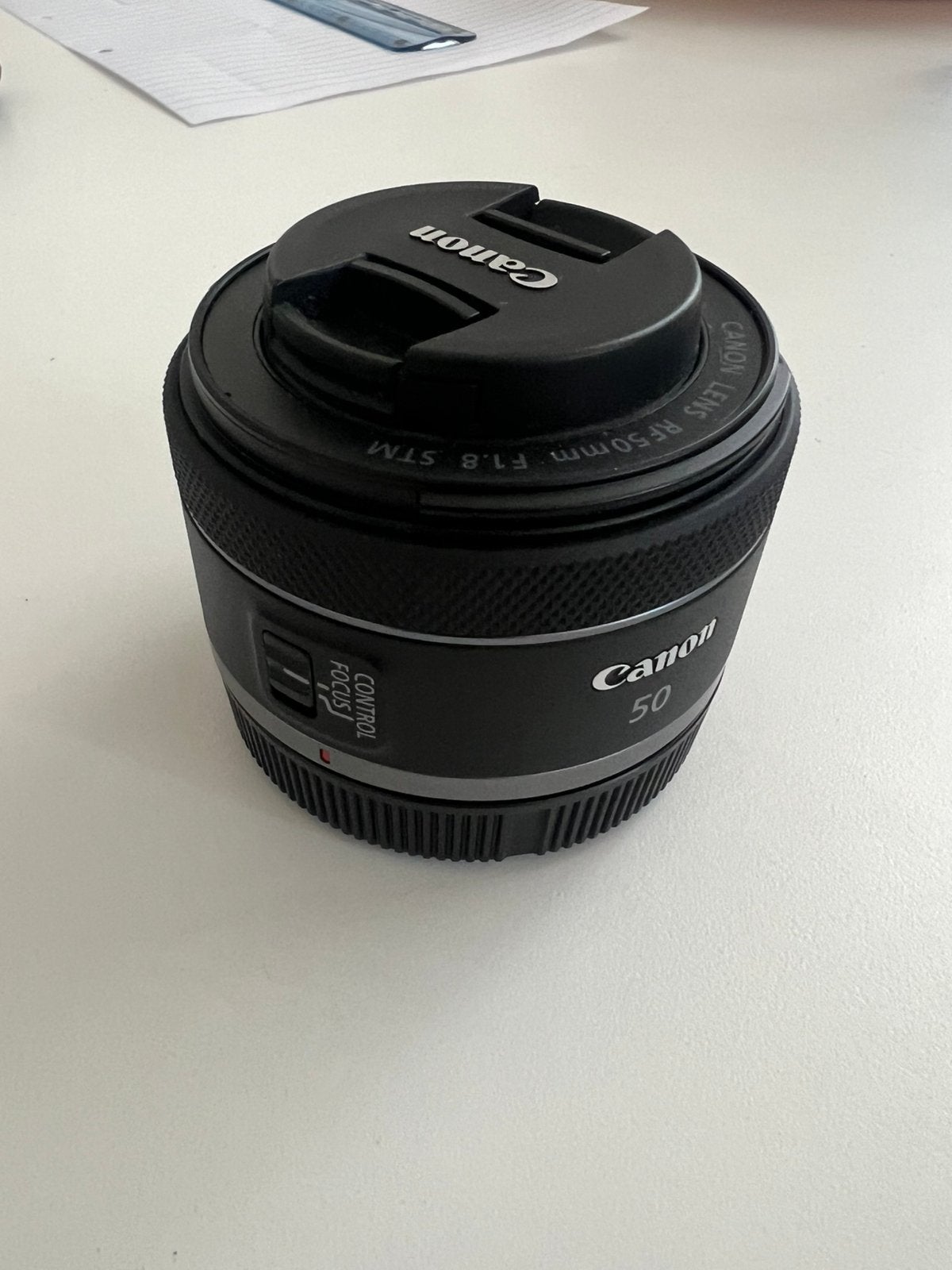 OBJECTIF PHOTO CANON RF 50mm f1.8 STM 4,6, Audio, Tv en Foto, Ophalen, Zo goed als nieuw, Canon, Canon RF