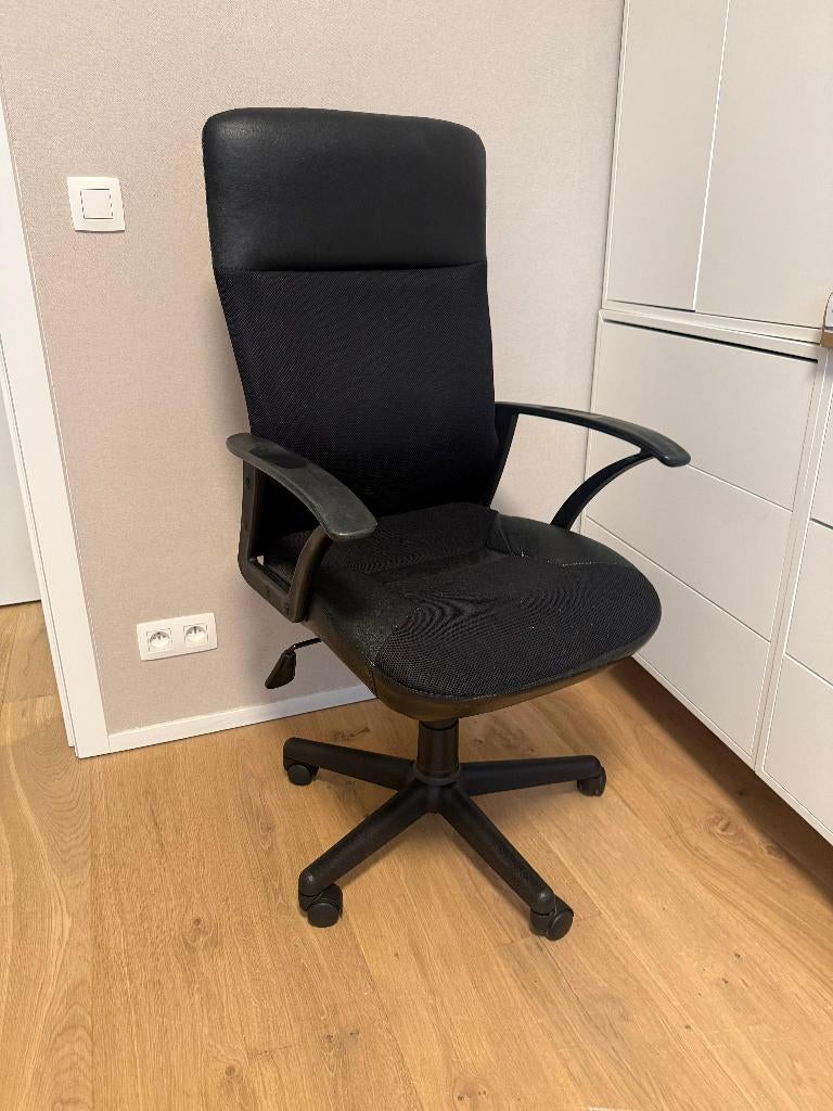 Bureaustoel Igo, Ophalen, Gebruikt, Zwart, Bureaustoel