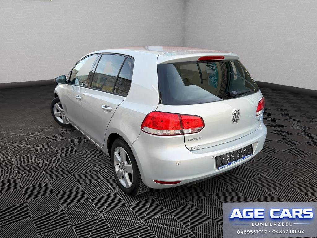 Volkswagen golf 6, MATCH 1.2 TSI 105pk, Auto's, Euro 5, Zwart, Electronic Stability Program (ESP), Beige