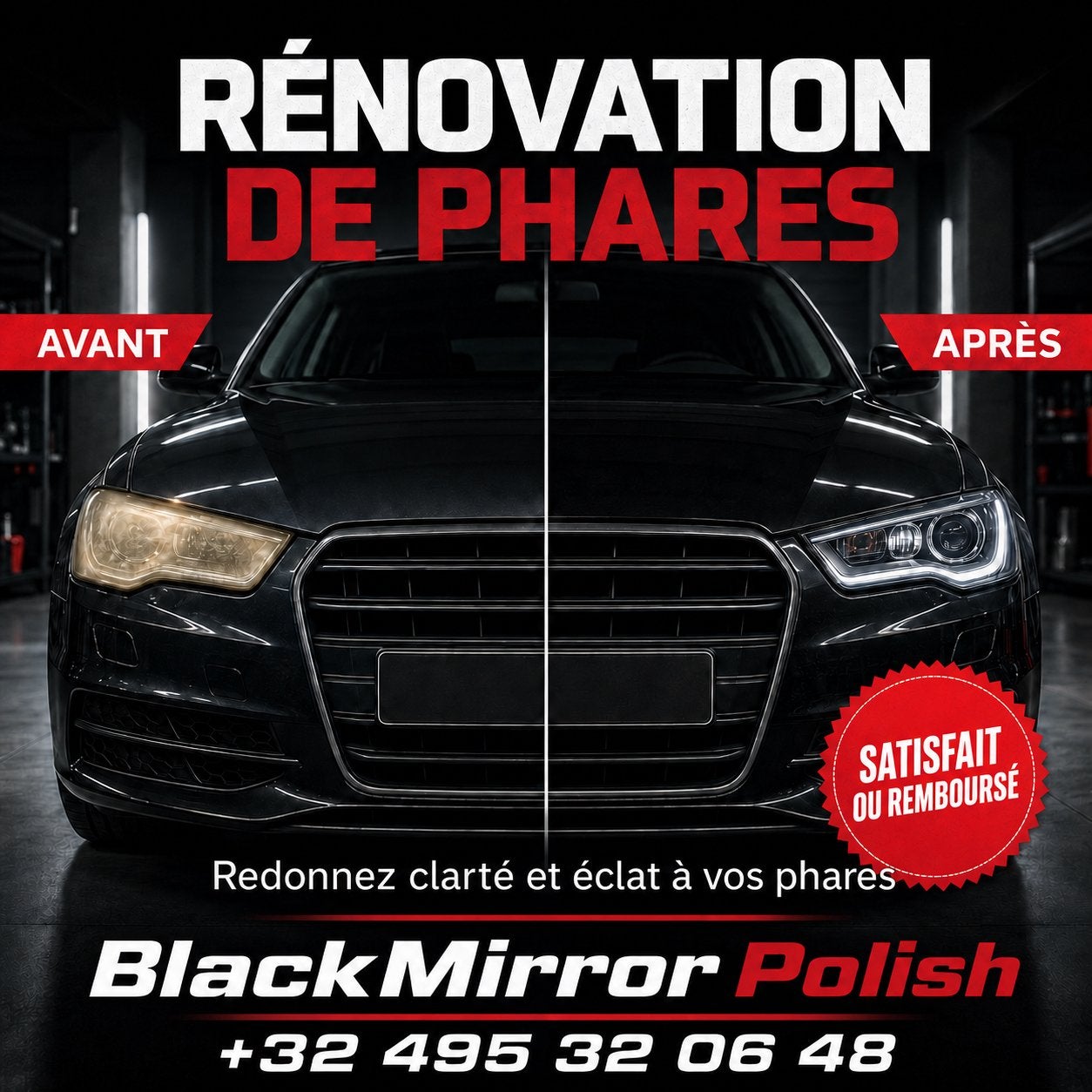Polissage phare auto, Enlèvement, Utilisé
