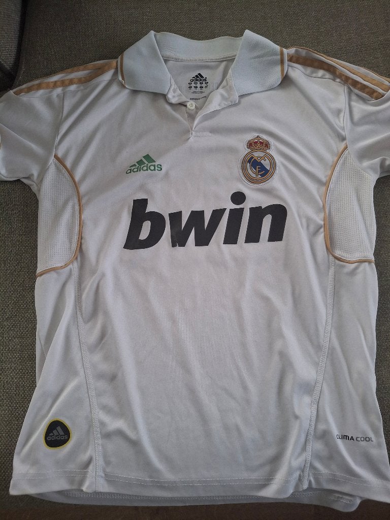 Voetbalshirt jongens Real Madrid, Sport en Fitness, Voetbal, Maat XS of kleiner, Ophalen, Gebruikt, Shirt