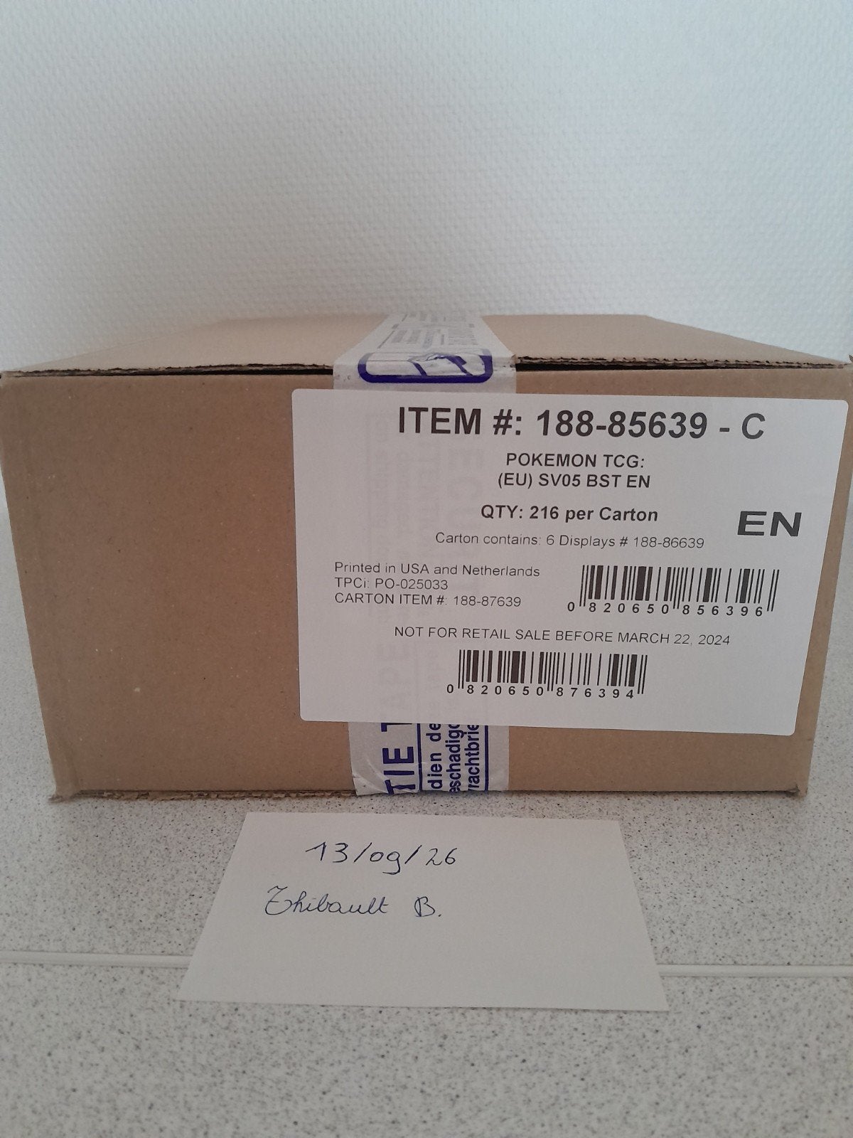 Temporal Forces boosterbox case, Ophalen of Verzenden, Nieuw, Boosterbox