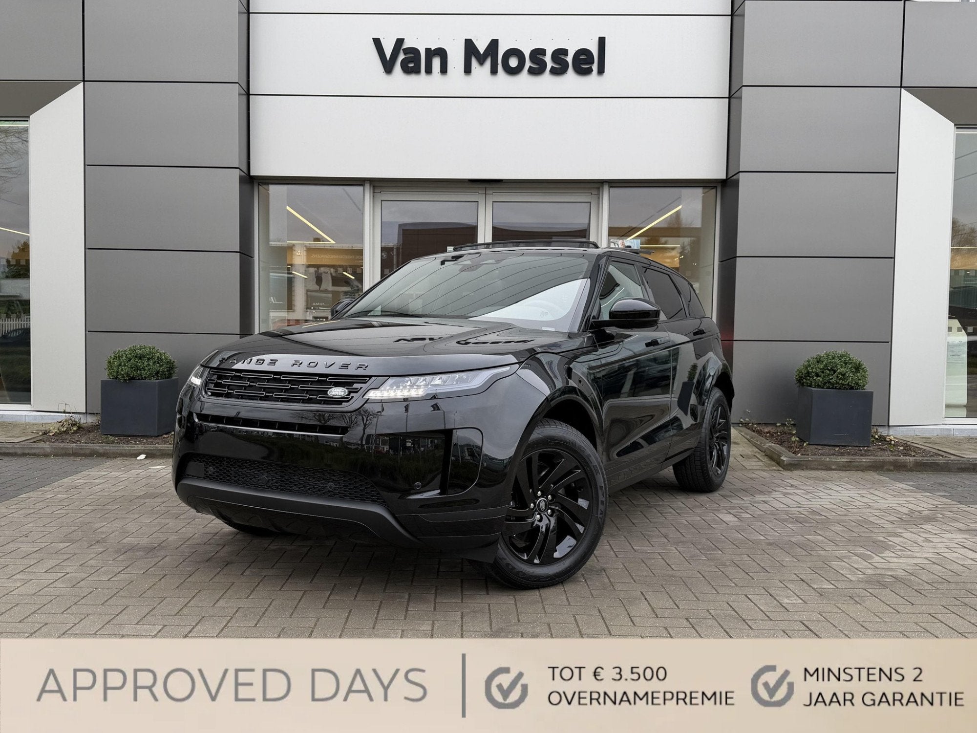 Land Rover Range Rover Evoque P270e S AWD Auto. 26MY, Automaat, Gebruikt, Zwart, 1495 cc