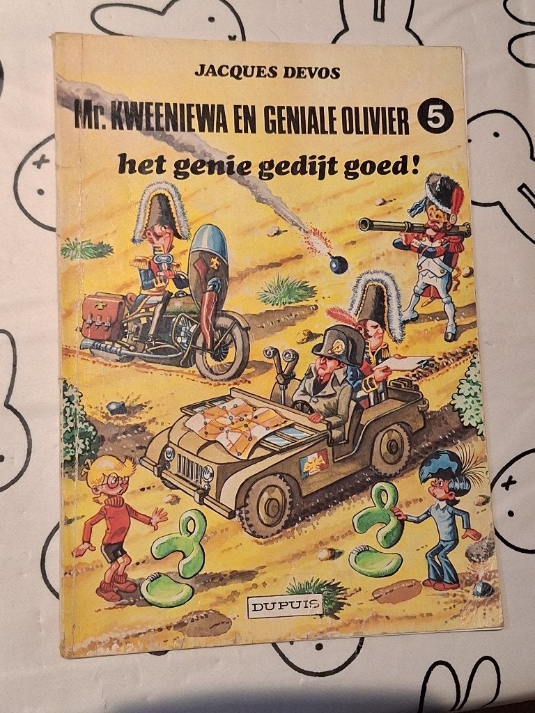 Mr. Kweeniewa en geniale Olivier 5: het genie gedijt goed!, Boeken, Eén stripboek, Ophalen of Verzenden, Gelezen