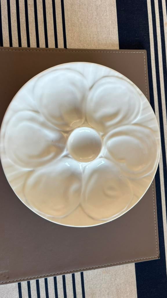 6 Oesterborden in totale nieuwstaat!, Huis en Inrichting, Keuken | Servies, Ophalen, Zo goed als nieuw
